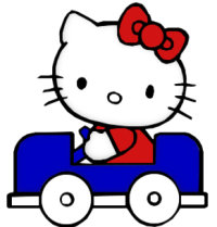Hello Kitty macchina automobile